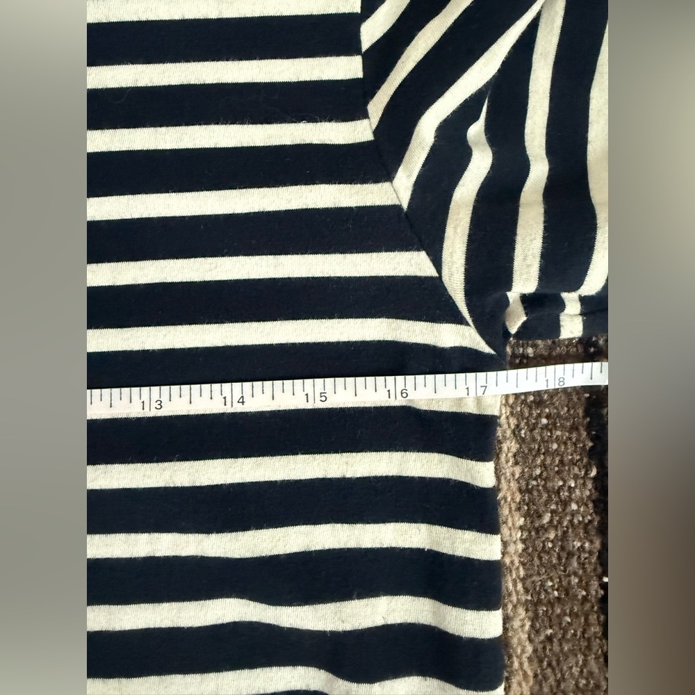 KULE Tee Dress Navy White Stripes Small - Picture 9 of 10